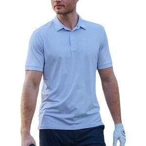 EPSTEIN & PARKER Polo Big Men’s Size 3XL NWOT Heather Blue NWOT (Flawed)